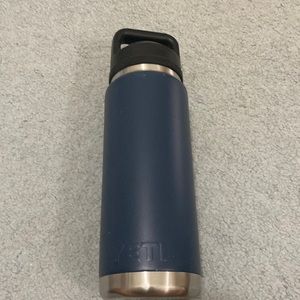 Yeti blue water bottle